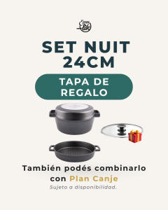 Set_nuit_essen_con_tapa_de_vidrio_de_regalo