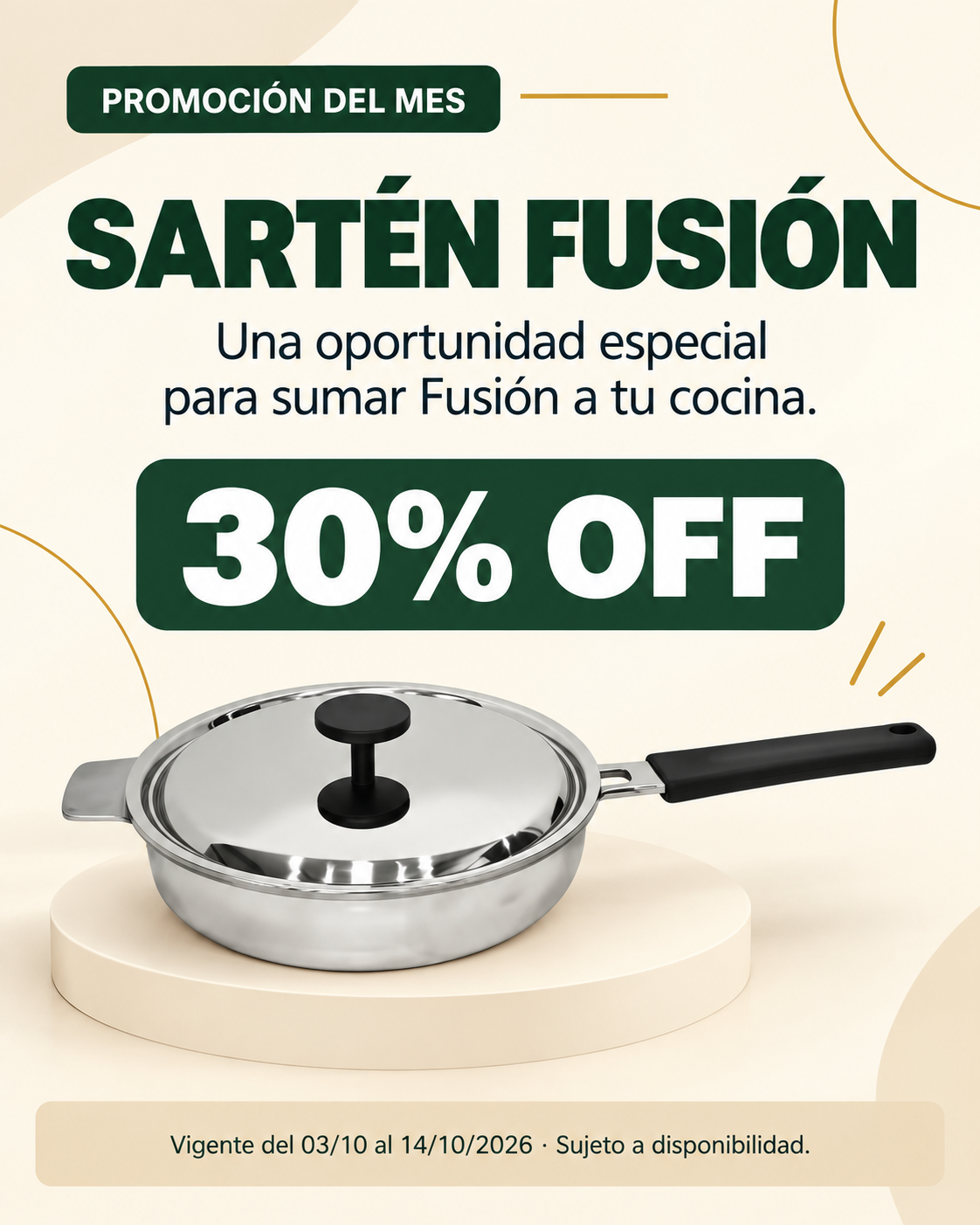 Sartén Fusión Nova Steel 24 cm Essen 30 por ciento descuento Neuquén